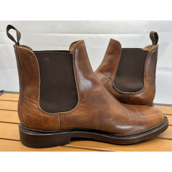 Frye Men’s Chelsea Boots Size 9.5D Cognac Leather 3480687-COG